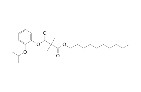 Dimethylmalonic acid, decyl 2-isopropoxyphenyl ester