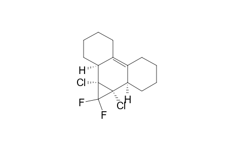 1H-Cyclopropa[l]phenanthrene, 1a,9b-dichloro-1,1-difluoro-1a,1b,2,3,4,5,6,7,8,9,9a,9b-dodecahydro-, (1a.alpha.,1b.alpha.,9a.alpha.,9b.alpha.)-