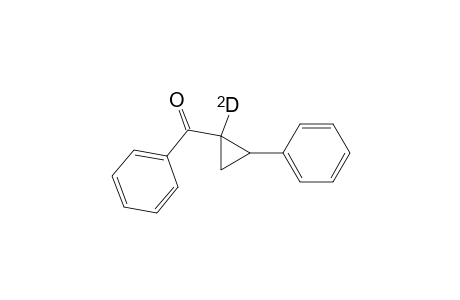 1-Benzoyl-1-deuterio-2-phenylcyclopropane