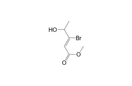 METHYL-(Z)-3-BROMO-4-HYDROXY-2-PENTENOATE