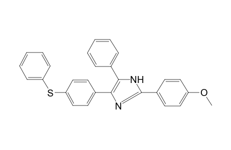 Methyl 4-(5-phenyl-4-[4-(phenylsulfanyl)phenyl]-1H-imidazol-2-yl)phenyl ether