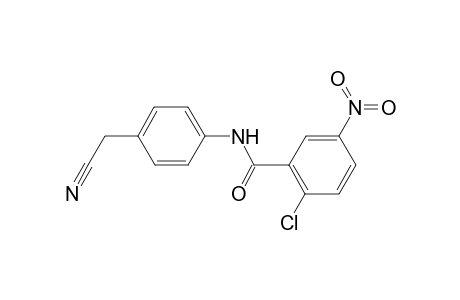 2-Chloro-N-[4-(cyanomethyl)phenyl]-5-nitrobenzamide
