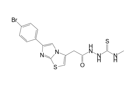 1-[2-[6-(4-bromophenyl)imidazo[2,1-b][1,3]thiazol-3-yl]ethanoylamino]-3-methyl-thiourea