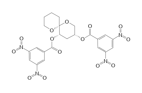 (3R*,5S*,6S*)-1,7-DIOXA-SPIRO-[5.5]-UNDECANE-3,5-DIYL-BIS-(3,5-DINITROBENZOATE)