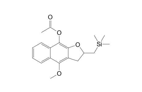 9-Acetoxy-4-methoxy-2,3-dihydro-2-[(trimethylsilyl)methyl]naphtho[2,3-b]furan