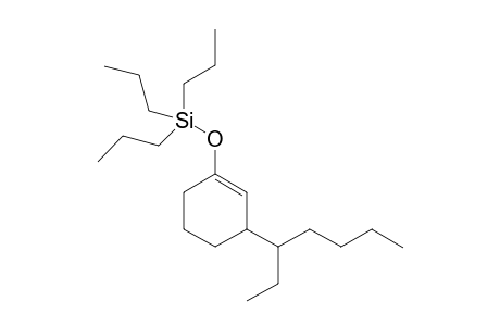 Triethyl((3-heptan-3-yl)cyclohex-1-en-1-yl)oxy)silane