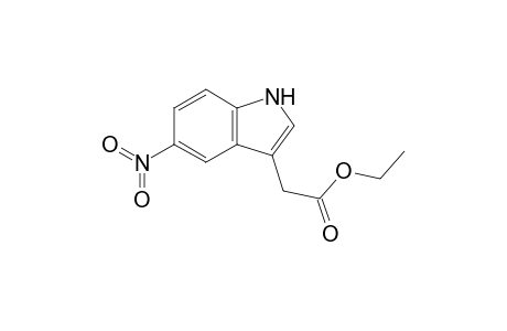 2-(5-nitro-1H-indol-3-yl)acetic acid ethyl ester