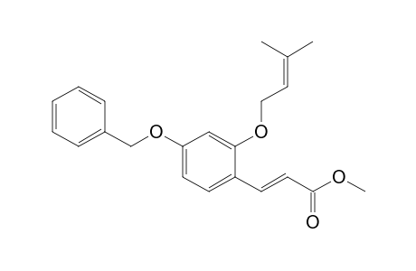 (E)-3-[2-(3-methylbut-2-enoxy)-4-phenylmethoxyphenyl]-2-propenoic acid methyl ester