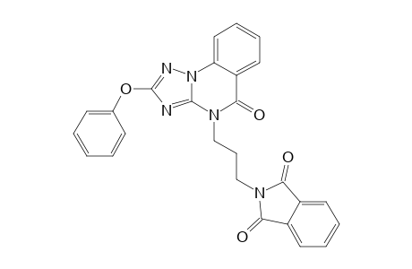 2-PHENOXY-4-(2-PROPYLISOINDOLIN-1,3-DIONE)-[1,2,4]-TRIAZOLO-[1,5-A]-QUINAZOLIN-5-ONE