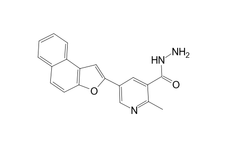 2-Methyl-5-(naphtho[2,1-b]furan-2-yl)pyridine-3-carbohydrazide