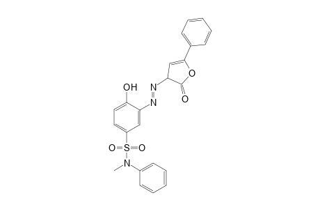 Benzenesulfonamide, 3-[2-(2,3-dihydro-2-oxo-5-phenyl-3-furanyl)diazenyl]-4-hydroxy-N-methyl-N-phenyl-