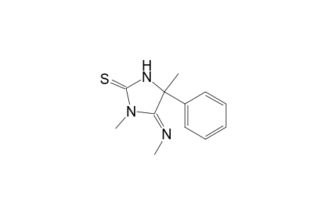 2-Imidazolidinethione, 1,4-dimethyl-5-(methylimino)-4-phenyl-