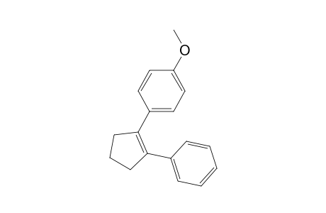 1-(4-Methoxyphenyl)-2-phenylcyclopentene