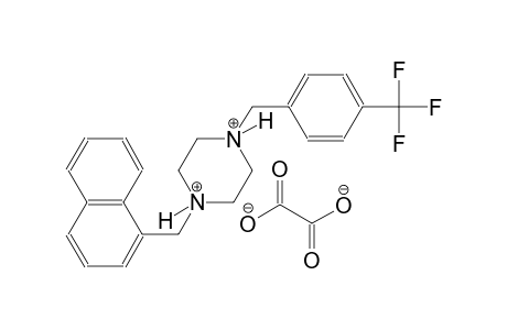 1-(1-naphthylmethyl)-4-[4-(trifluoromethyl)benzyl]piperazinediium oxalate