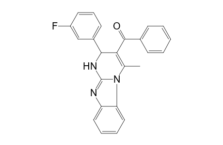 [2-(3-Fluorophenyl)-4-methyl-1,2-dihydrobenzo[4,5]imidazo[1,2-a]pyrimidin-3-yl](phenyl)methanone