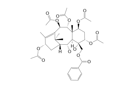 5-ALPHA,7-BETA,9-ALPHA,10-BETA,13-ALPHA-PENTAACETOXY-20-(BENZOYLOXY),2-ALPHA,4-ALPHA-DIHYDROXYTAX-11-ENE;TAXUMAIROL-A