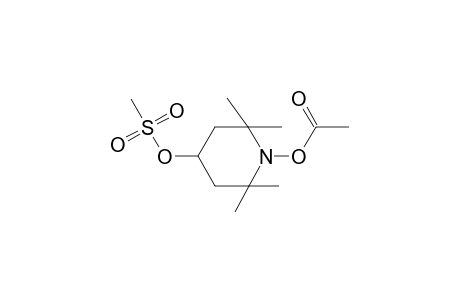 (2,2,6,6-tetramethyl-4-methylsulfonyloxy-1-piperidyl) acetate