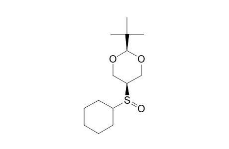 CIS-2-TERT.-BUTYL-5-(CYCLOHEXYLSULFINYL)-1,3-DIOXANE