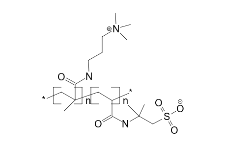 Poly(3-methacrylamidopropyltrimethylammonium-alt-2-acrylamido-2-methylpropanesulfonate)