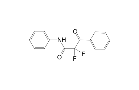 2,2-Difluoro-3-oxo-3,N-diphenylpropionamide