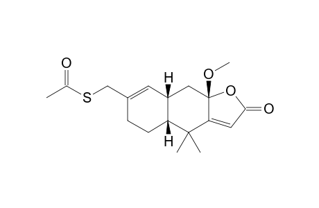 (+)-METHOXY-THIO-FURODYSININ-ACETATE-LACTONE