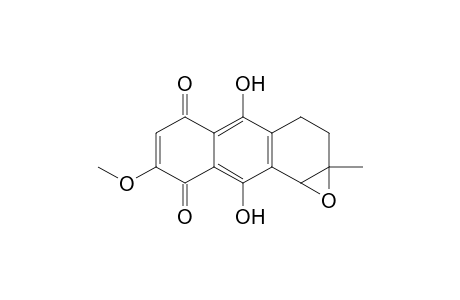 3,4-Epoxy-9,10-dihydroxy-6-methoxy-3-methyl-1,2,3,4,-hydro-5,8-anthraquinone