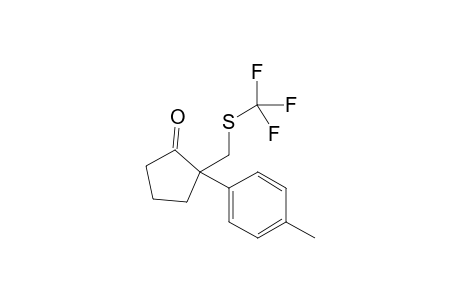 2-(p-tolyl)-2-(((trifluoromethyl)thio)methyl)cyclopentan-1-one