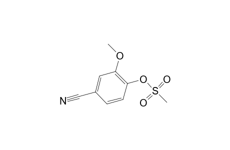 4-Cyano-2-methoxyphenyl methanesulfonate