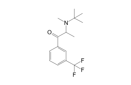 1-(3-(Trifluoromethyl)phenyl)-2-(N-methyl-N-tert-butylamino)propan-1-one