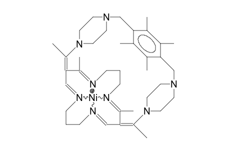 (2,9,10,17,19,25,33,34-Octamethyl-octaaza-pentacyclo(16.7.7.2.2.2)hexatetracontanonaene) nickel dication