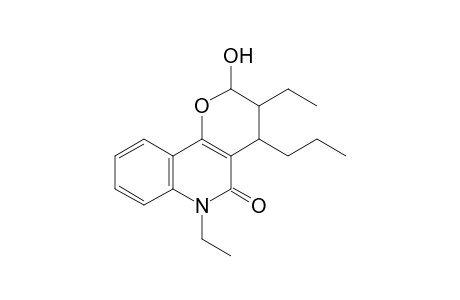 3,6-Diethyl-2-hydroxy-4-propyl-3,4-dihydro-2H-pyrano[3,2-c]quinolin-5-one