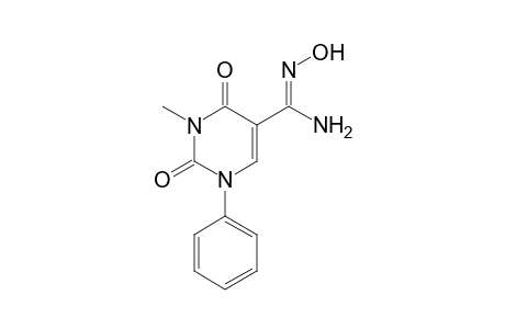 N'-Hydroxy-3-methyl-2,4-dioxo-1-phenyl-1,2,3,4-tetrahydropyrimidine-5-carboximidamide