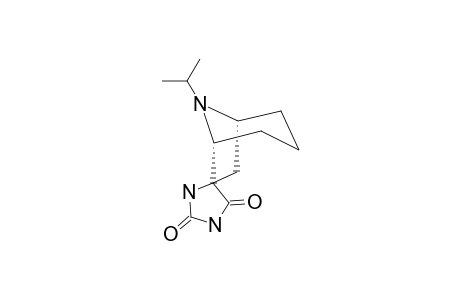 (+/-)-(1R,5S,6R)-8-ISOPROPYL-8-AZABICYCLO-[3.2.1]-OCTANE-6-SPIRO-5'-2',4'-DIONE