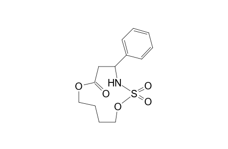 6-Oxo-4-phenyl-1,7-dioxa-2-thia-3-azacycloundecan-2,2-dioxide