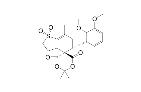 (5-R)-5-(2,3-DIMETHOXYPHENYL)-2',2',7-TRIMETHYL-2,3,3A,4,5,6-HEXAHYDROSPIRO-[1-BENZOTHIOPHENE-4,5'-[1.3]-DIOXANE]-4',6'-DIONE_1,1-DIOXIDE