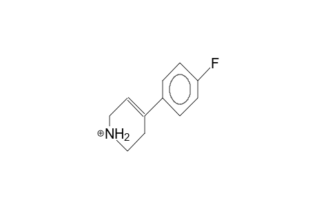 4-(4-Fluorophenyl)-1,2,3,6-tetrahydropyridinium cation