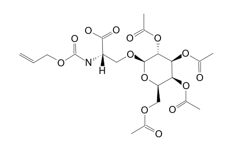 N-(ALLYLOXYCARBONYL)-O-(2,3,4,6-TETRA-O-ACETYL-BETA-D-GALACTOPYRANOSYL)-L-SERINE