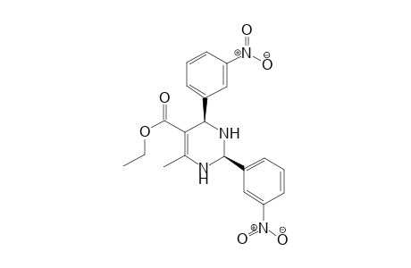 Ethyl cis-2,4-bis-(3-nitrophenyl)-6-methyl-1,2,3,4-tetrahydropyrimidine-5-carboxylate