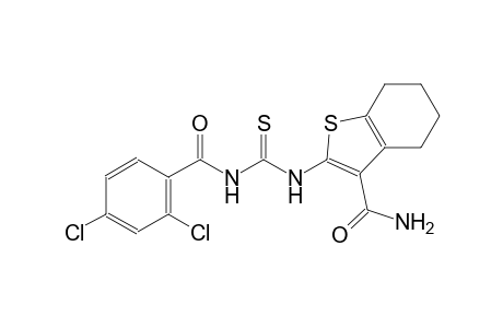 benzo[b]thiophene-3-carboxamide, 2-[[[(2,4-dichlorobenzoyl)amino]carbonothioyl]amino]-4,5,6,7-tetrahydro-