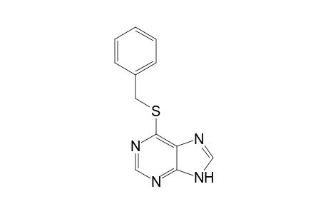 6-Benzylsulfanyl-9H-purine