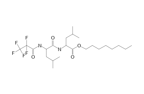 L-Leucyl-L-leucine, N-pentafluoropropionyl-, octyl ester