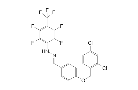 benzaldehyde, 4-[(2,4-dichlorophenyl)methoxy]-, [2,3,5,6-tetrafluoro-4-(trifluoromethyl)phenyl]hydrazone