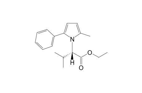 Ethyl Ester of (S)-3-Methyl-2-(2-methyl-5-phenyl-1H-pyrrol-1-yl)butanoic Acid