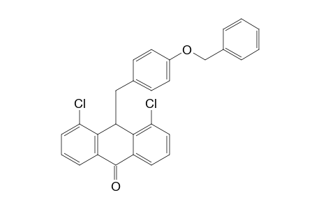 10-(4-Benzyloxybenzyl)-4,5-dichloro-10H-anthracen-9-one