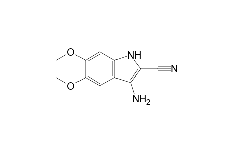 3-Amino-5,6-dimethoxyindole-2-carbonitrile