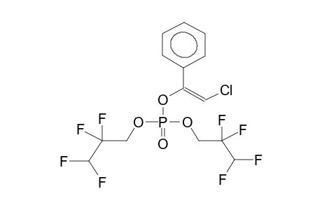 (E)-BIS(2,2,3,3-TETRAFLUOROPROPYL)(1-PHENYL-2-CHLOROVINYL)PHOSPHATE