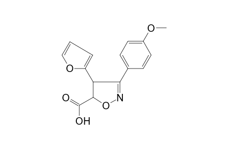 5-Isoxazolecarboxylic acid, 4-(2-furanyl)-4,5-dihydro-3-(4-methoxyphenyl)-