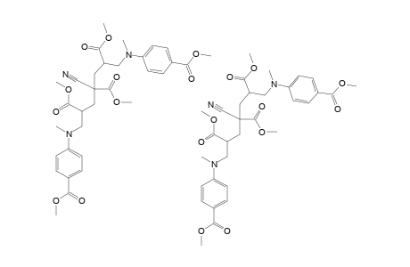 DIMETHYL-4-CYANO-4-METHOXYCARBONYL-2,6-BIS-[[N-(4-METHOXYCARBONYLPHENYL)-N-METHYLAMINO]-METHYL]-HEPTANODIOATE