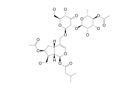 7-O-ACETYLPATRIONOSIDE-AGLYCONE-11-O-[4''-O-ACETYL-ALPHA-L-RHAMNOPYRANOSYL-(1->2)-BETA-D-RIBOHEXO-3-ULOPYRANOSIDE]