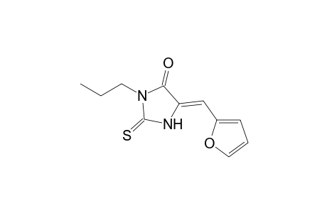 (5Z)-5-(2-furanylmethylidene)-3-propyl-2-sulfanylidene-4-imidazolidinone